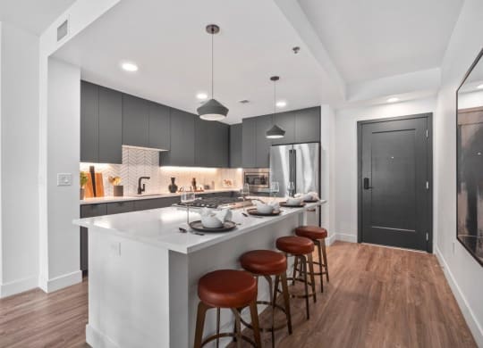 Model Kitchen Apartment North Scottsdale