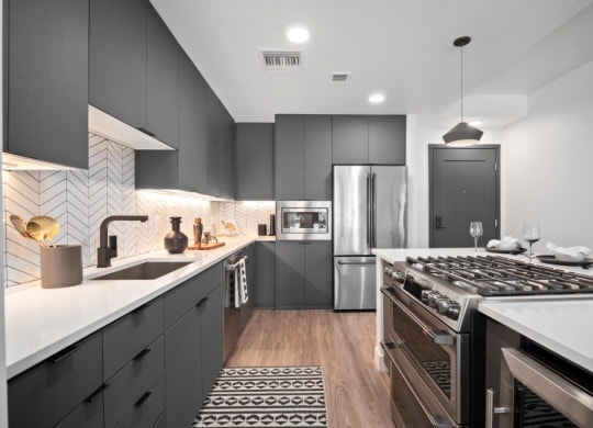 Model Kitchen Apartment North Scottsdale