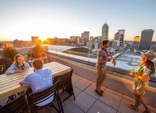 Rooftop Lounge at CityWay, Indianapolis, 46204
