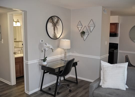 Modern Desk Nook at Pickwick Farms Apartments in Indianapolis, IN