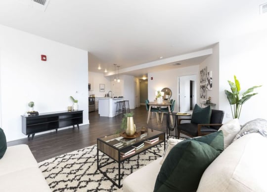 Open Concept Layout at The Whit Apartments, Indianapolis, Indiana