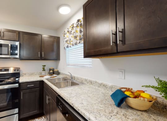 Fully Equipped Kitchen With Ample Storage at Coldwater Flats, Evansville, IN, 47714