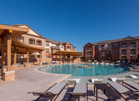 Swimming Pool With Relaxing Sundecks at Windsor Castle Hills, Carrollton, 75010