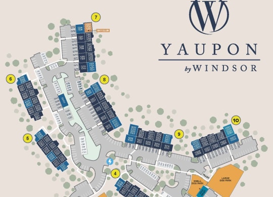 Yaupon by Windsor Site Map Austin, TX 78736