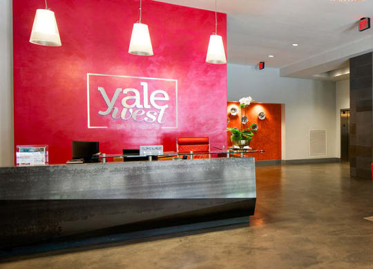 yale west apartments lobby