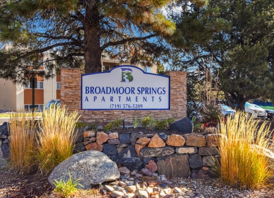 Property Signage at Broadmoor Springs, Colorado
