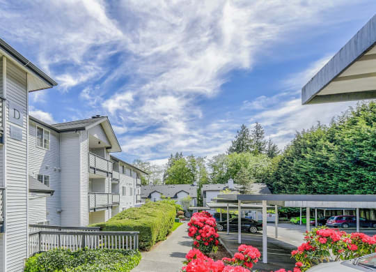 Private Balconies with Green Views at Glen at North Creek, Everett