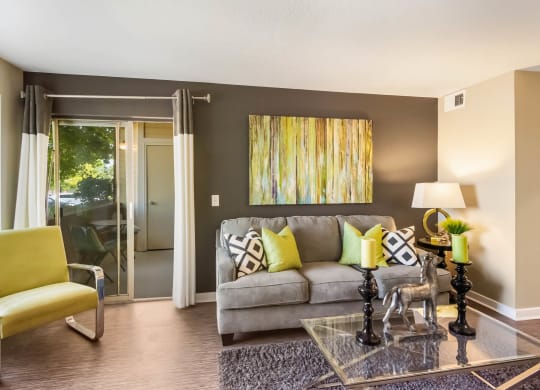 Modern Living Room at Heritage at Hidden Creek, Colorado Springs, CO