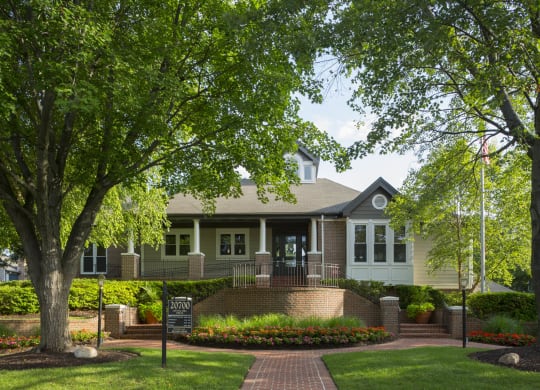 Clubhouse Exterior at Heritage at Waters Landing, Germantown, MD