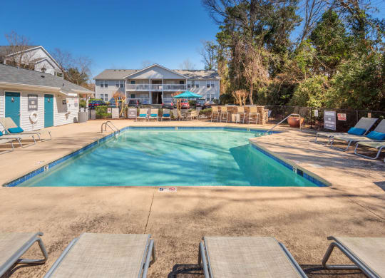 Swimming Pool and Sundeck at Lofts of Wilmington, Wilmington, North Carolina