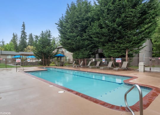 Swimming Pool at North Creek Apartments, Everett, Washington