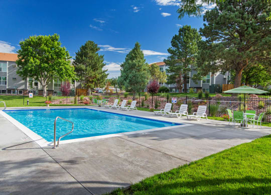Pool View at The Montecito, Colorado Springs, Colorado