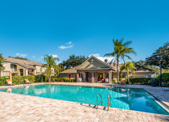 Pool at University Park Apartments, Orlando, FL, 32817