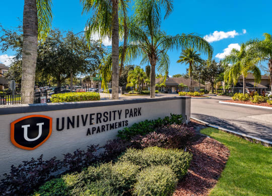 Entrance Signage at University Park Apartments, Florida, 32817