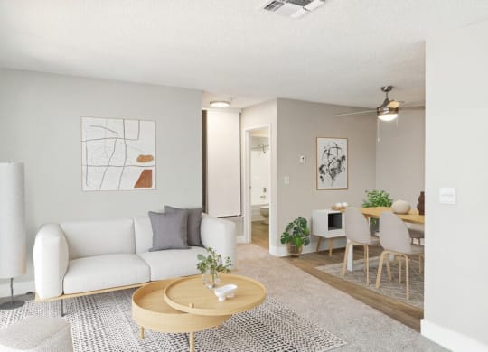 Model living room