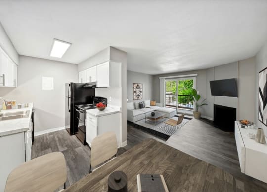 Model dining and kitchen