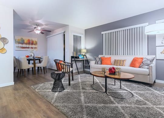 Model living and dining