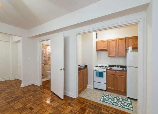 Open Concept Kitchen at Connecticut Gardens, Washington, 20009