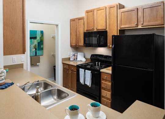 Fully Equipped Kitchen at Abberly at West Ashley Apartment Homes by HHHunt, South Carolina