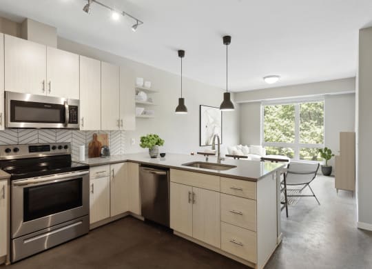 Stainless Steel Appliances Available at The Whit, Minneapolis, 55404