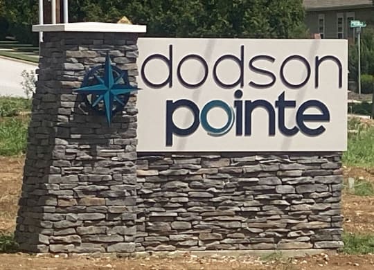 Welcome Sign at Dodson Pointe Apartment Homes, Rogers, AR