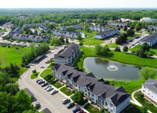 Scenic Property View at The Crossings Apartments, Grand Rapids, Michigan
