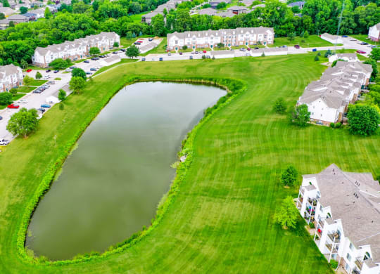 Scenic Views with Ponds at West Hampton Park Apartment Homes, Nebraska