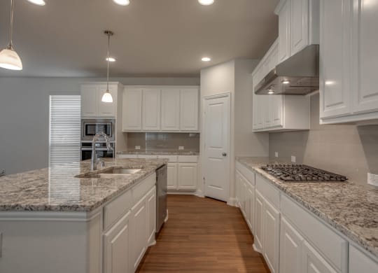 Fully Furnished Kitchen at Cottages at The Realm, Lewisville, 75056