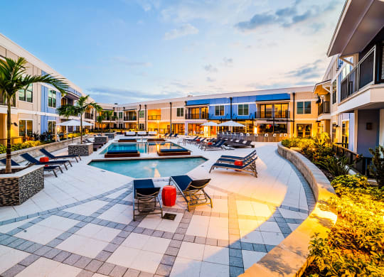 Resort Style Rooftop Pool
