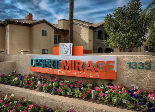 Desert Mirage Apartment Homes Monument Sign