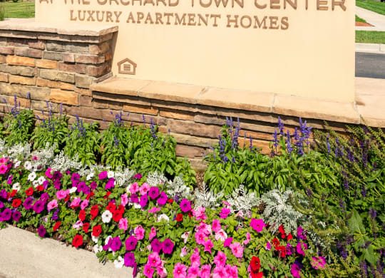 Welcome Sign at Arbour Commons Apartments in Westminster, CO