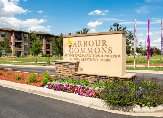 Welcoming Property Signage at Arbour Commons, Westminster, CO, 80023