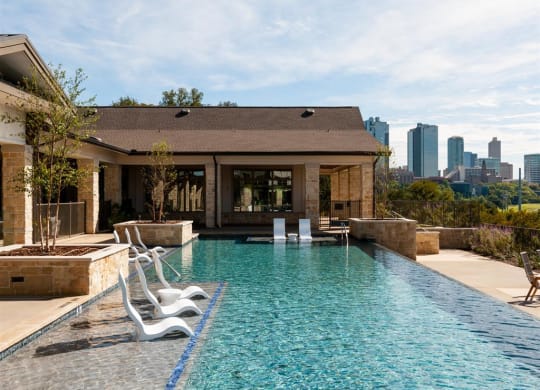 Swimming Pool Side at The Kelley, Ft. Worth, TX, 76102