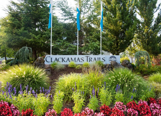 Clackamas Trails Property Entry Monument