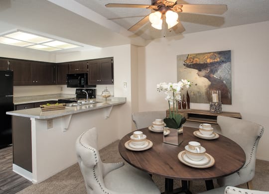 Delta Pointe Model Dining Room