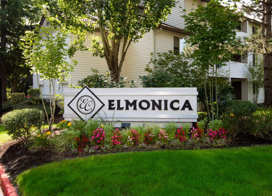 Elmonica Court Property Entry Monument Sign