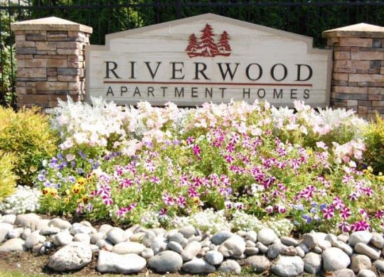 Riverwood Property Entry Monument Sign