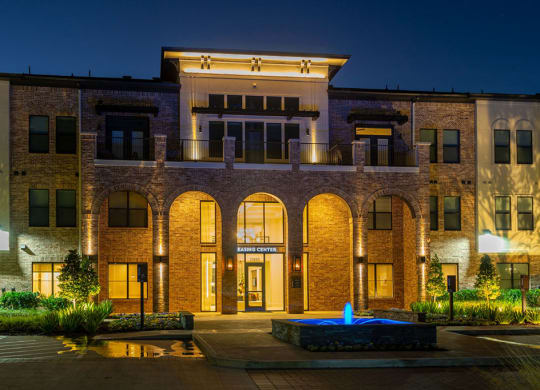 Leasing Center External View at Berkshire Exchange Apartments, Spring, Texas