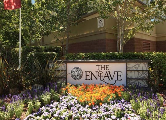 Enclave Monument Entrance Sign