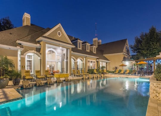 Invigorating Swimming Pool at Estates at Bellaire, Houston, Texas
