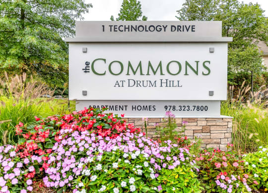 The Commons at Drum Hill Front Signage