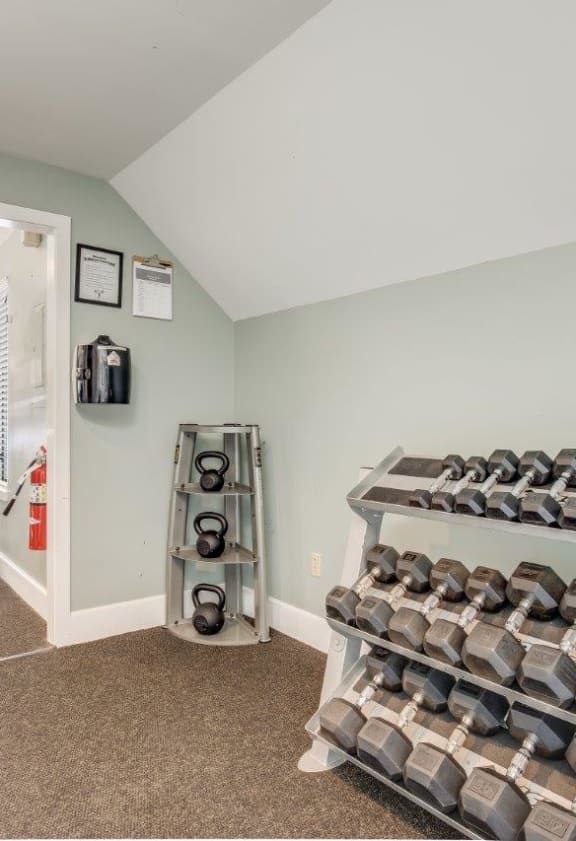 Fitness Area at The Meadows in Chelmsford, MA