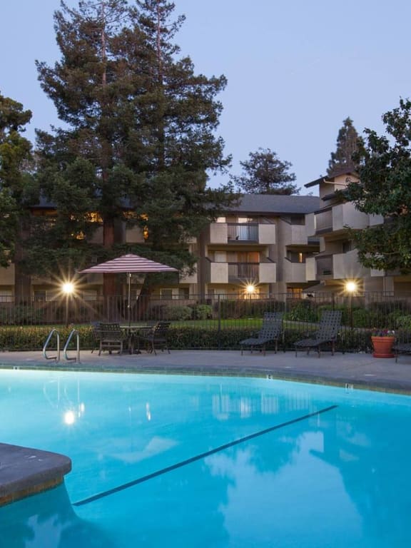 Sparkling Swimming Pool at Carrington Apartments, Fremont, California