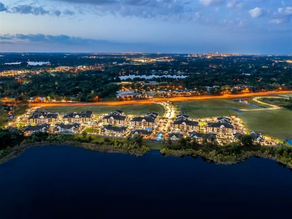 Aerial View at Town Trelago, Maitland, Florida