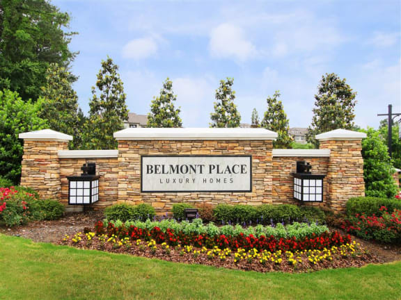 Welcoming Property Signage at Belmont Place, Marietta