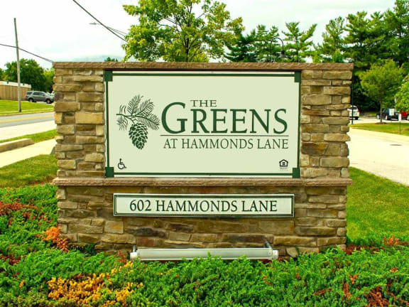 The Greens at Hammonds Lane Community Sign