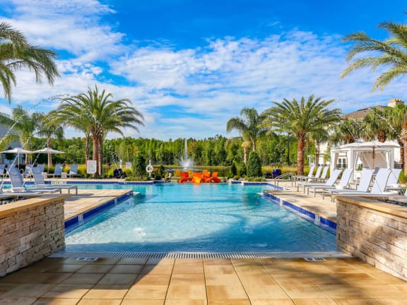 Beach Entry Pool at Oasis Shingle Creek in Kissimmee, FL