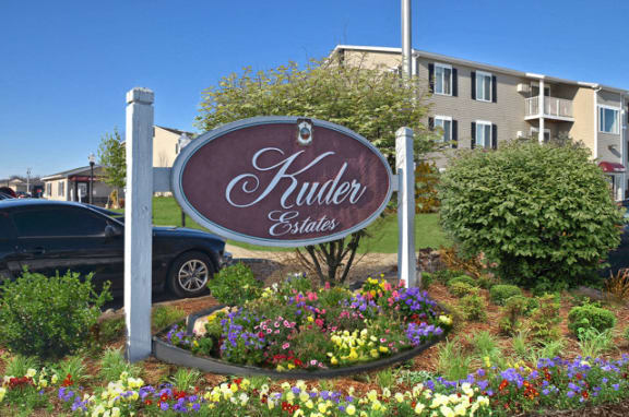 sign at Kuder Estates Apartments, MRD Conventional, Indiana
