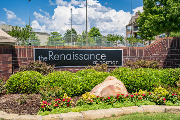 The Renaissance at Norman Monument Sign