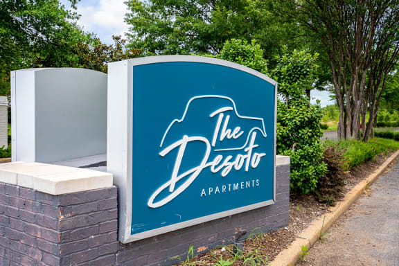 The DeSoto Monument Sign